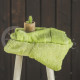 Cotton terry towel light green